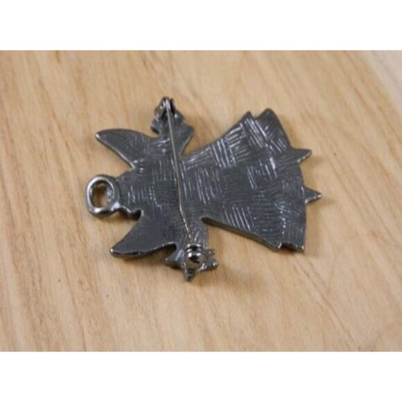 Vintage Angel Christmas Brooch, Vintage Christmas Brooch, Vintage Holiday Brooch - Picture 6 of 7